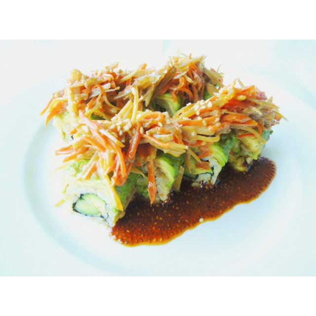 kimpira yuzu roll